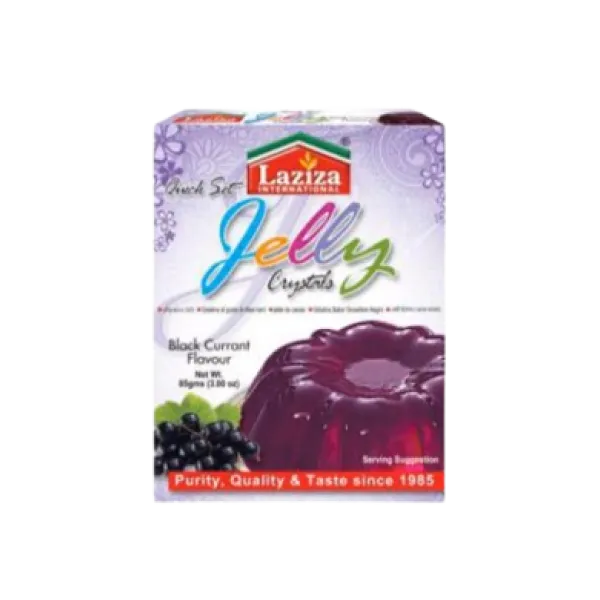 Laziza Jelly Crystal Black Currant 85g