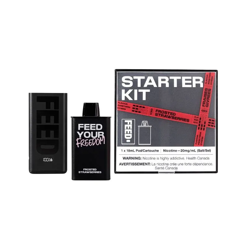 Feed Starter Kit Frosted Strawberries (9K PUFFS)