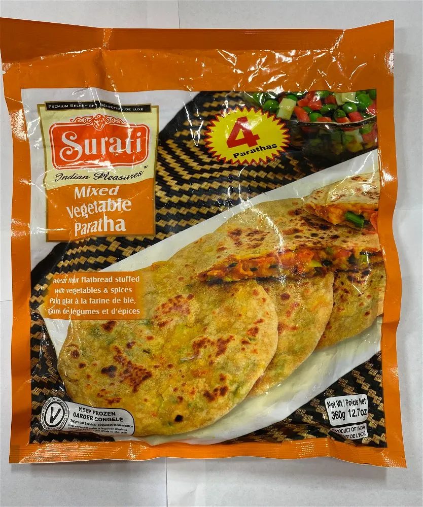 Surati Mixed Vege Parantha360g