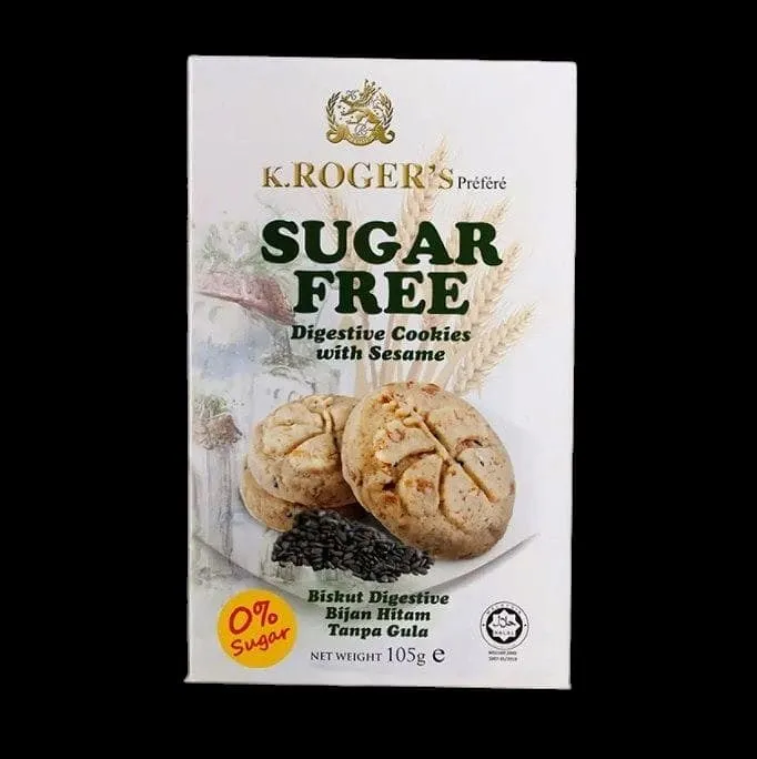 K Rogers Sugar Free Cookies 105Gm