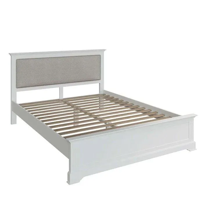 Mokub White King Bed