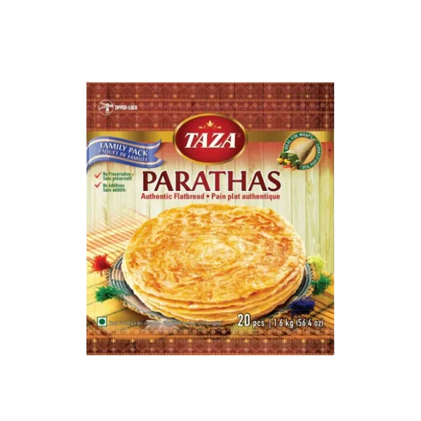 Taza Frozen Plain Paratha 20Packs