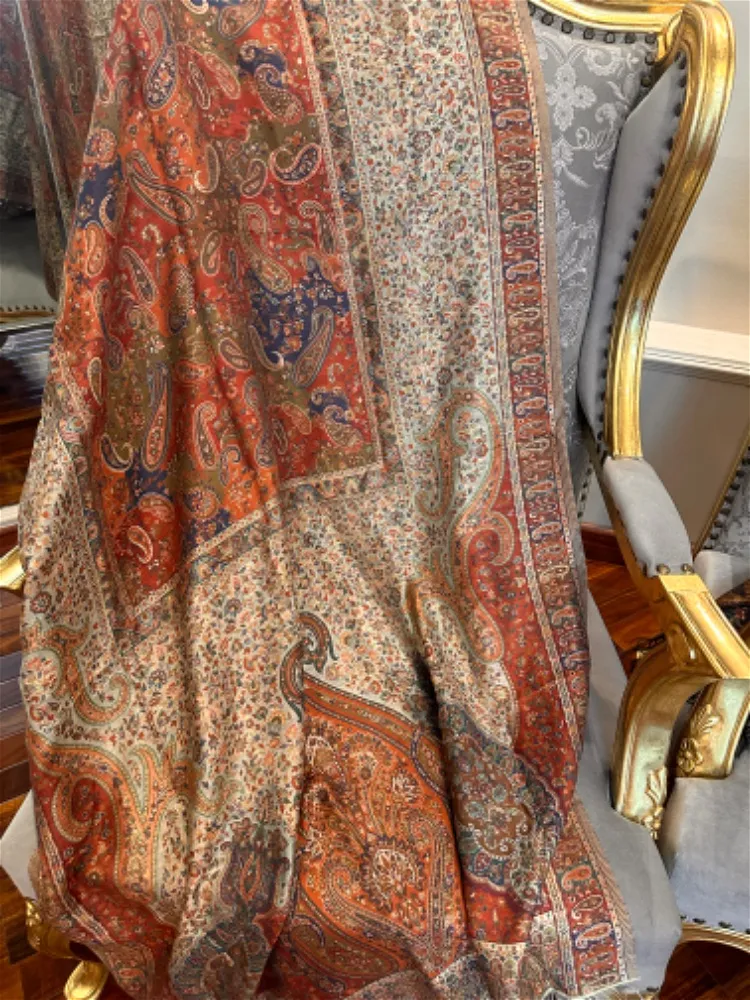 Kaani Silk Jama Dupatta Bronze