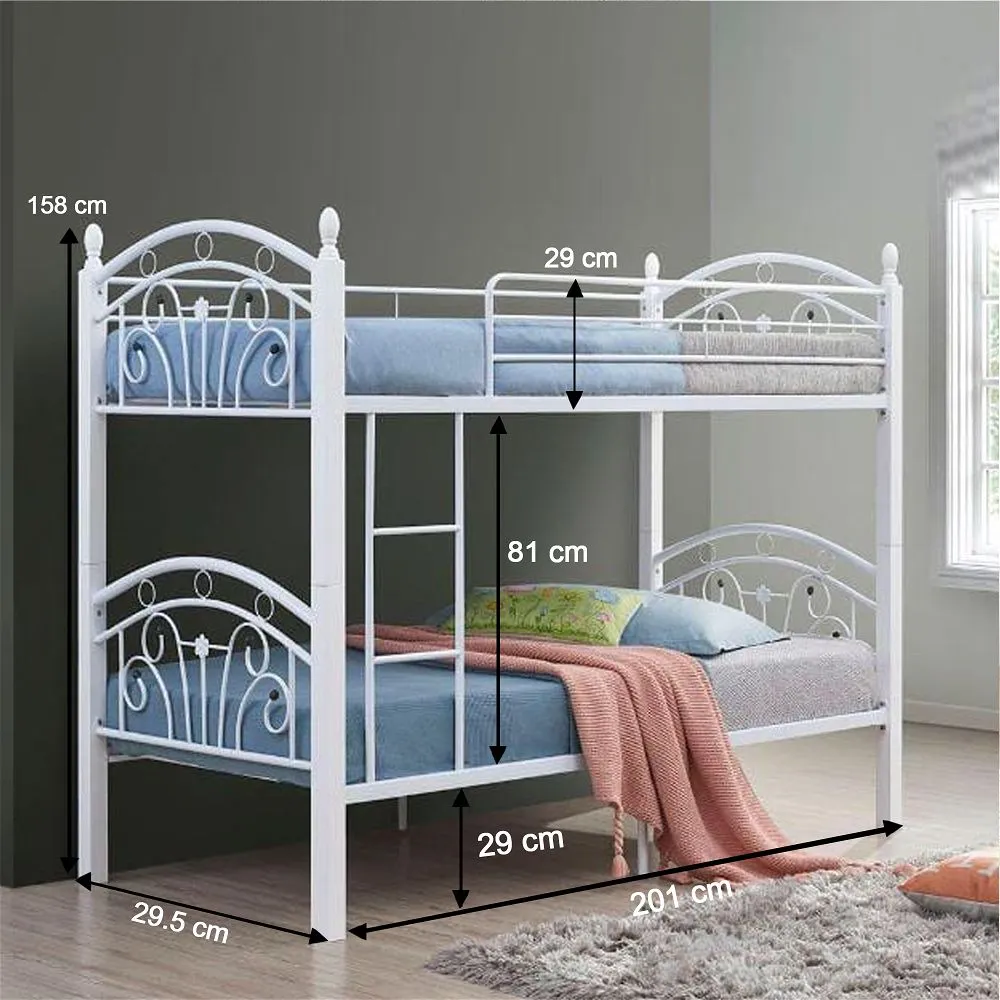 Bunk White Bed