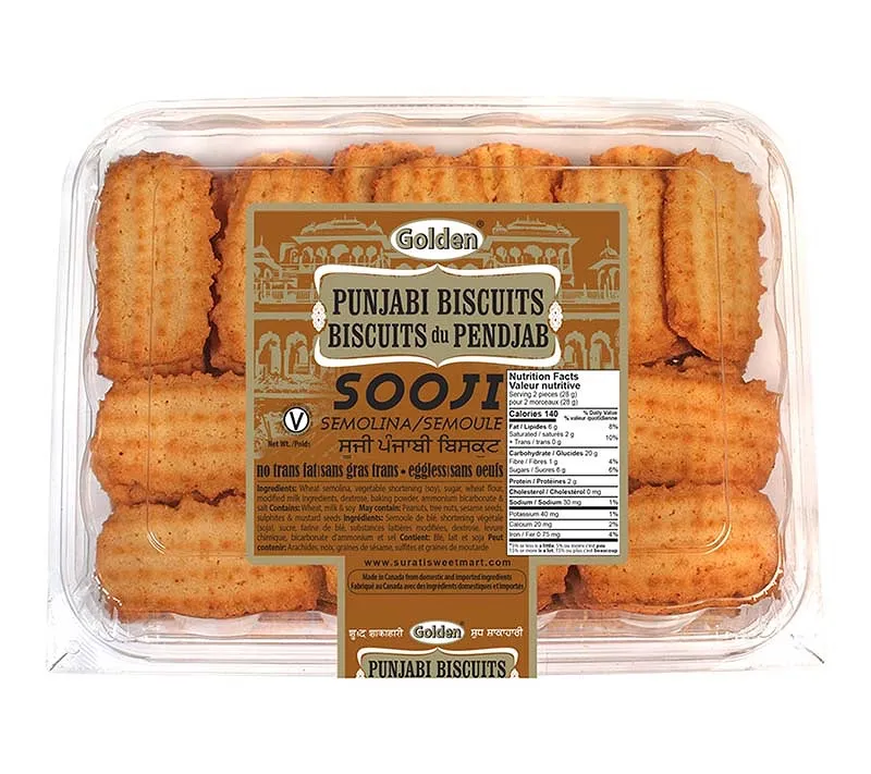 GOLDEN SOOJI BISCUITS 2.5 LB