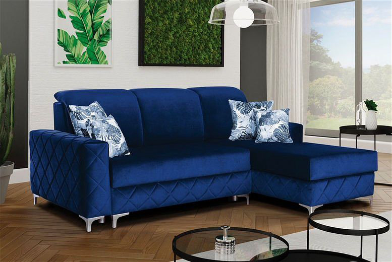 Navy Blue Corner Sofa Uk Cabinets Matttroy 8395