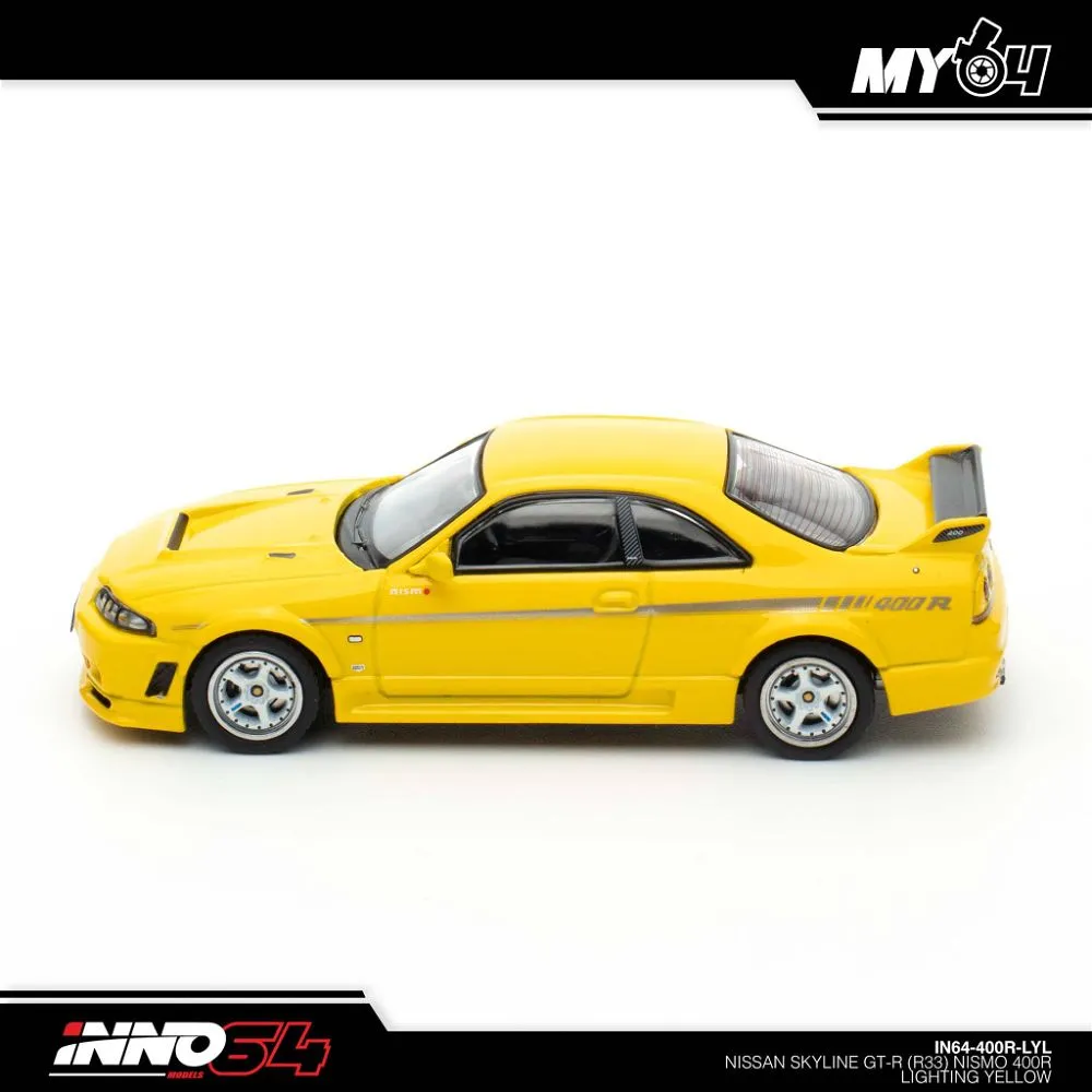 INNO64 | NISSAN SKYLINE GT-R R33 NISMO 400R | LIGHTNING YELLOW