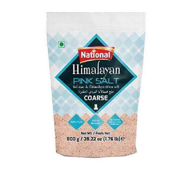 National Himalayan Iodized Pink Salt Coarse 800g