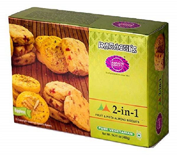 Karachi Bakery Pista Almonds Biscuits 400g