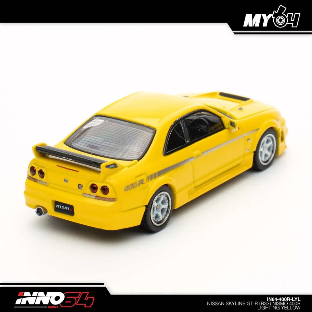 INNO64 | NISSAN SKYLINE GT-R R33 NISMO 400R | LIGHTNING YELLOW