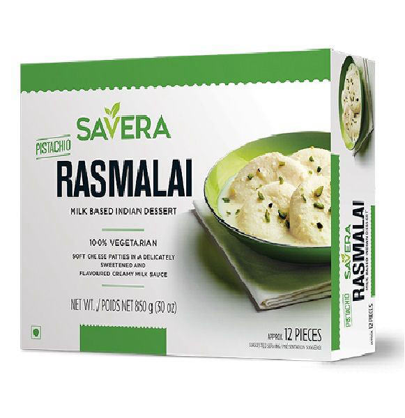 Savera Pistachio Rasmalai 12 Pc