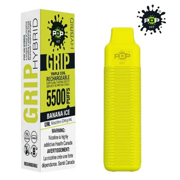 POP HIT GRIP 5500 BANANA ICE