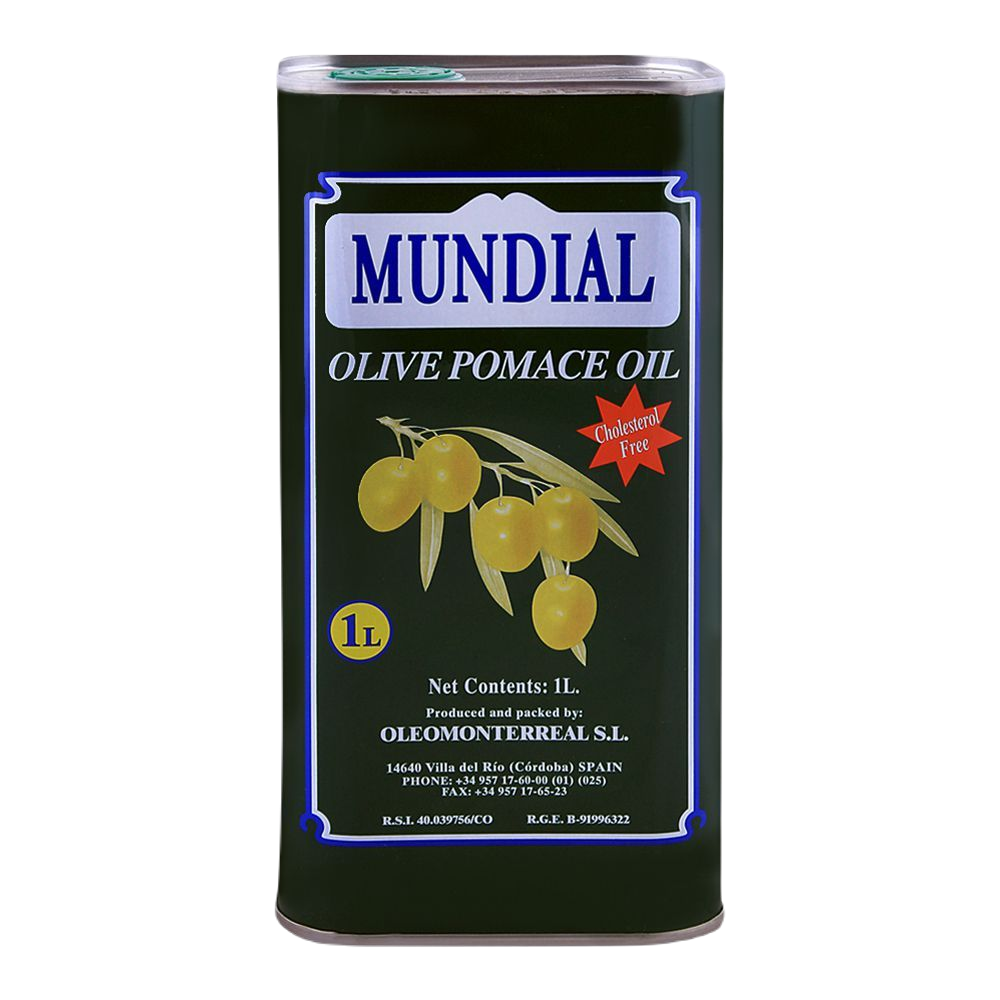 Mundial Olive Pomace Oil 1 Liter Tin