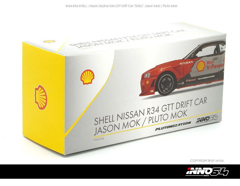 INNO64 | NISSAN SKYLINE GT-R R34 SHELL | HONG KONG TOY SALON 2022