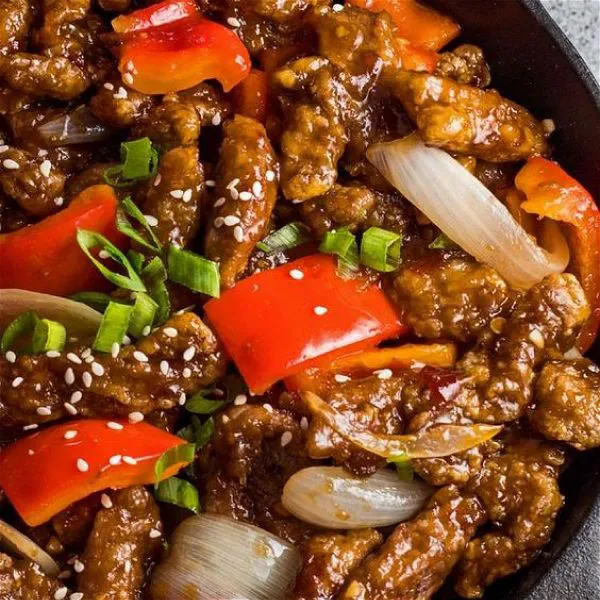 Sliced Beef With Mushroom & Vegetables