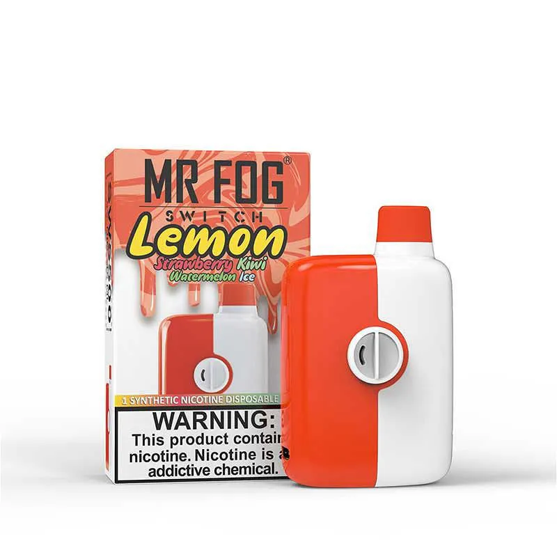 MR FOG 5500 LEMON  STRAWBERRY KIWI WATERMELON ICE