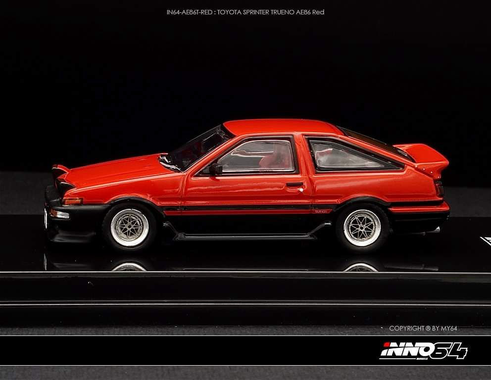 INNO64 | TOYOTA AE86 SPRINTER TRUENO RED