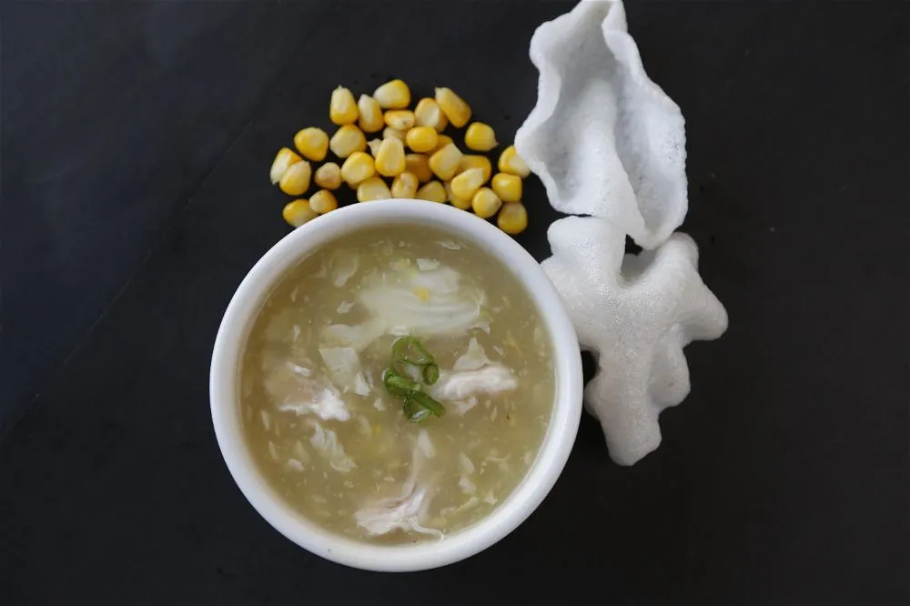 Chicken Corn Soup (Single)