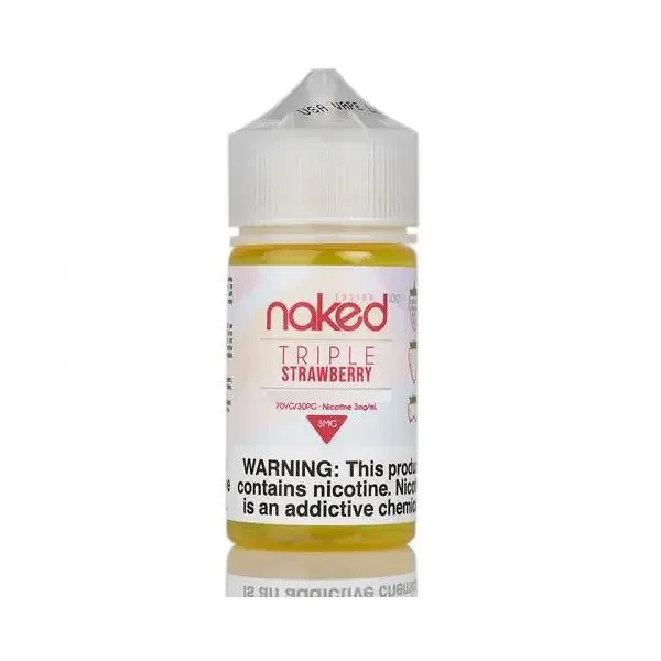 NAKED E-LIQUID TRIPLE STRAWBERRY 30ML