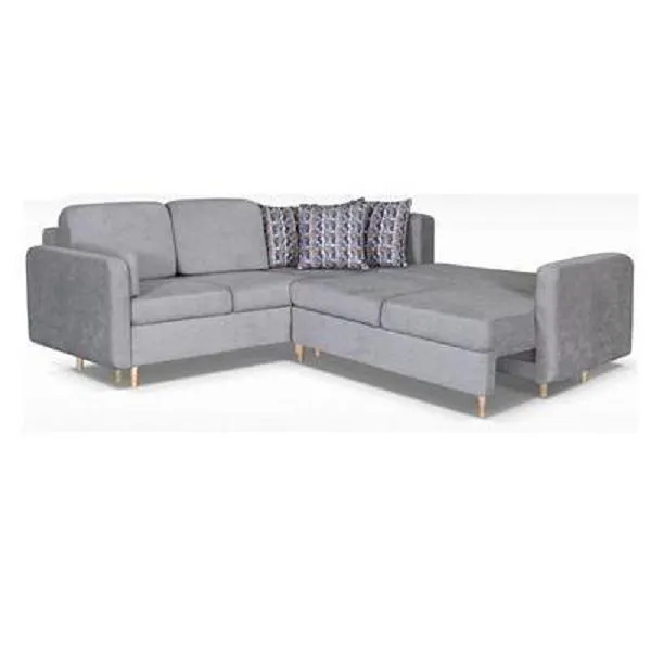 Vrena Grey  Corner Sofa Bed