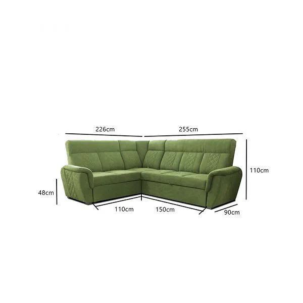 Kota Green Sofa Bed