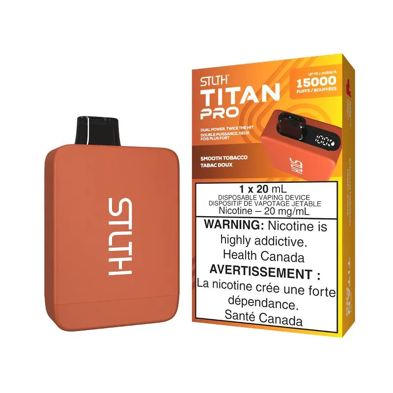 STLTH TITAN PRO 15000 SMOOTH TOBACCO