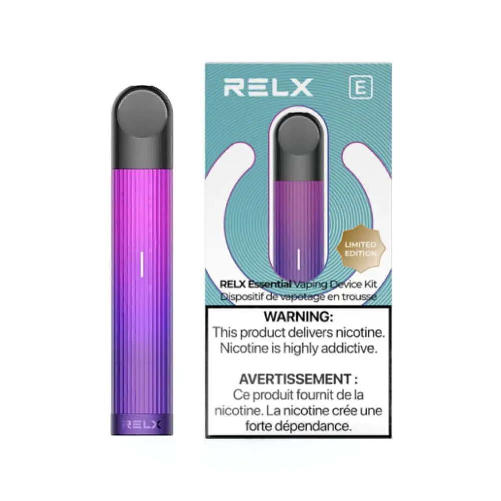 RELX ESSENTIAL VAPING DEVICE KIT (NEON PURPLE)