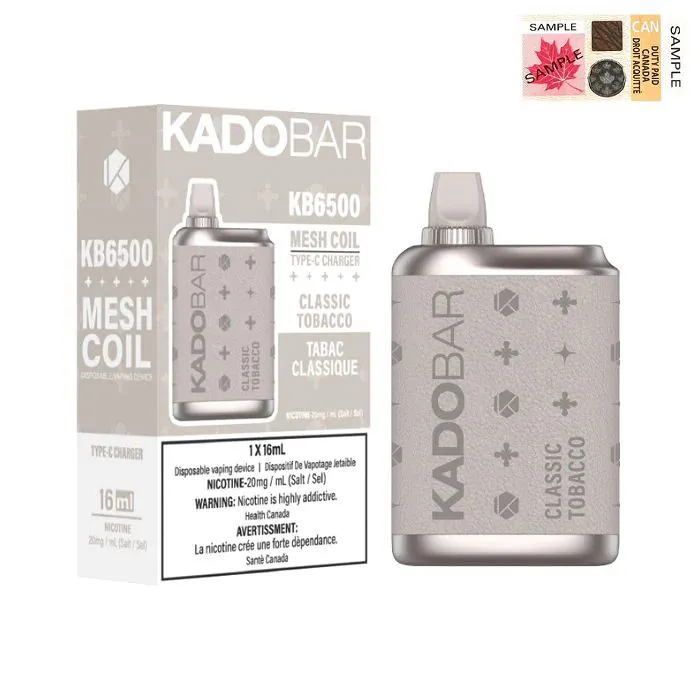 KADOBAR 6500 CLASSIC TOBACCO