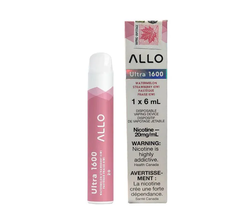 ALLO ULTRA 1600 WATERMELON STRAWBERRY KIWI