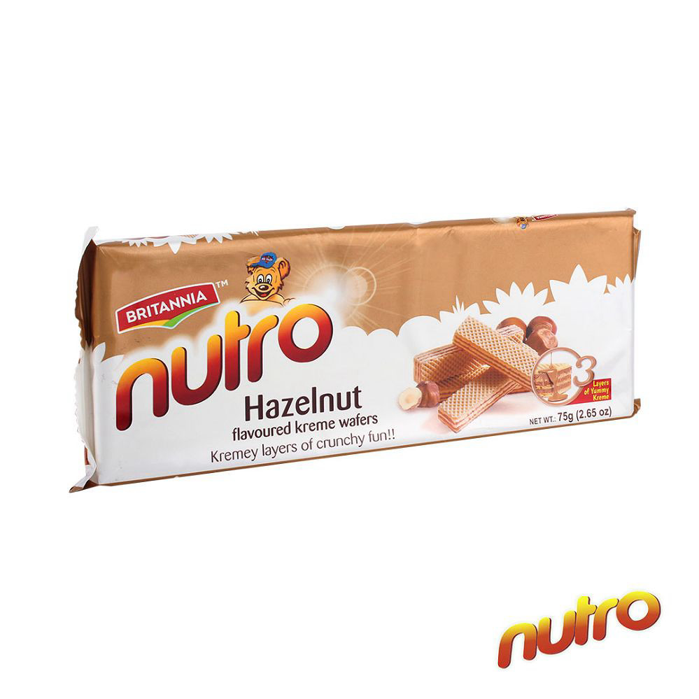 Britannia Nutro Wafer Hazelnut 75g