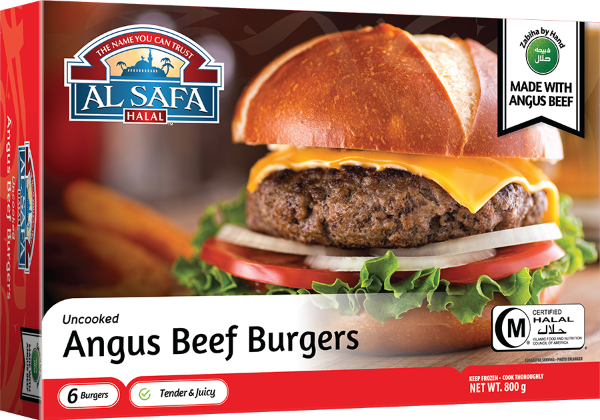 Al Safa Angus Beef Burger 12 X 800gm