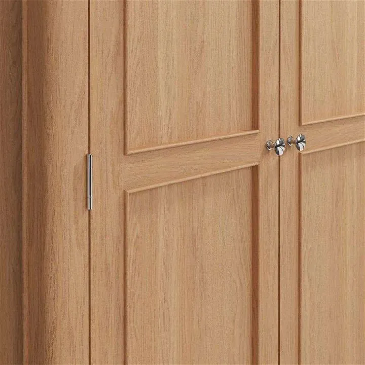 Hamel Oak 2 Door Wardrobe