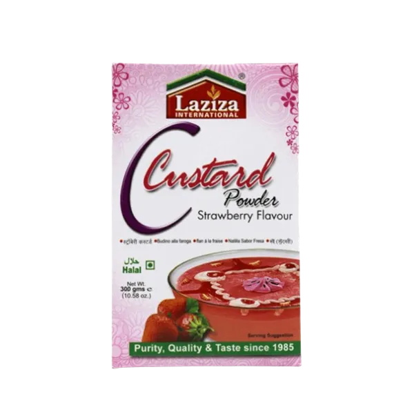 Laziza Custard Starwberry 300g