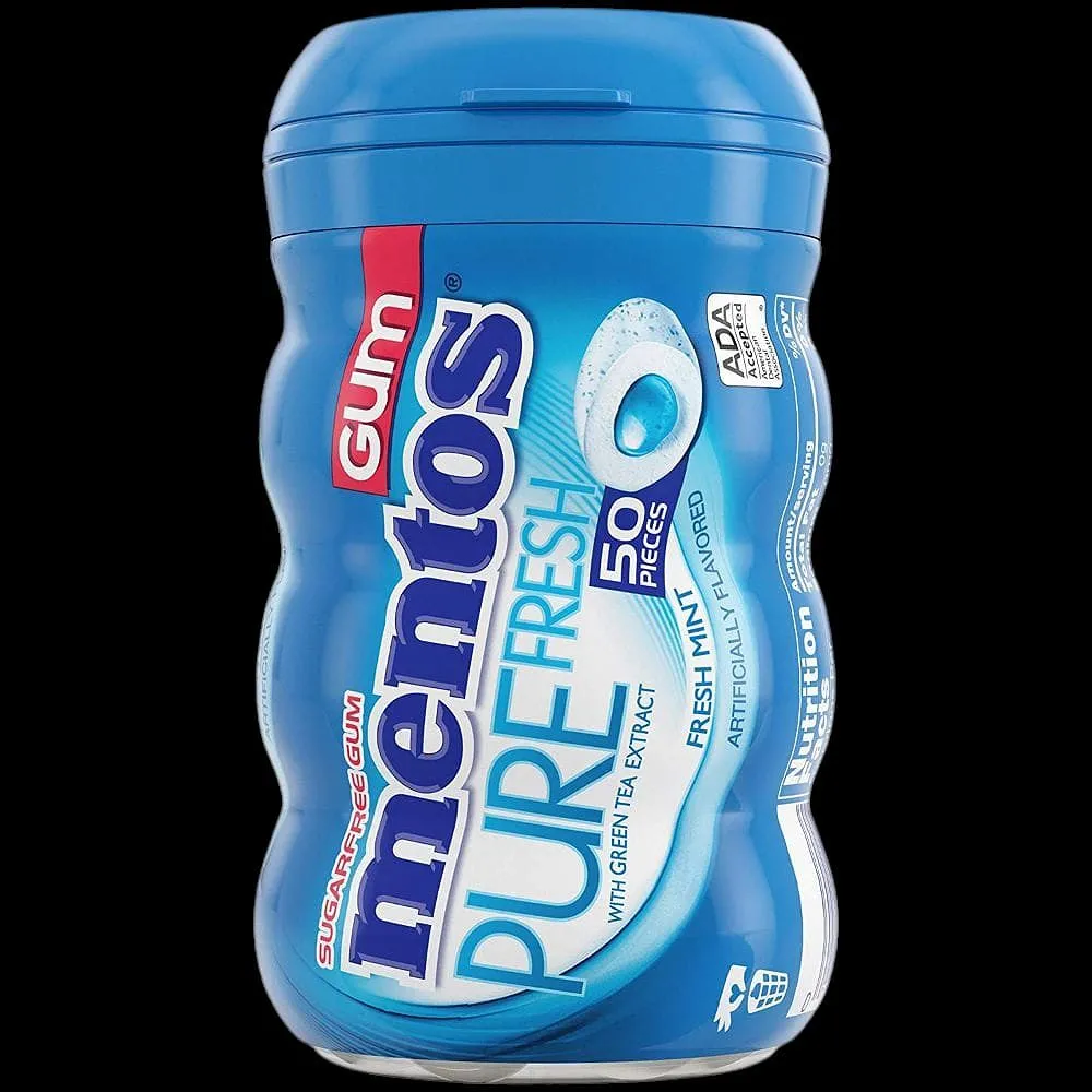 Mentos Sugar Free Gum Bottle 70G