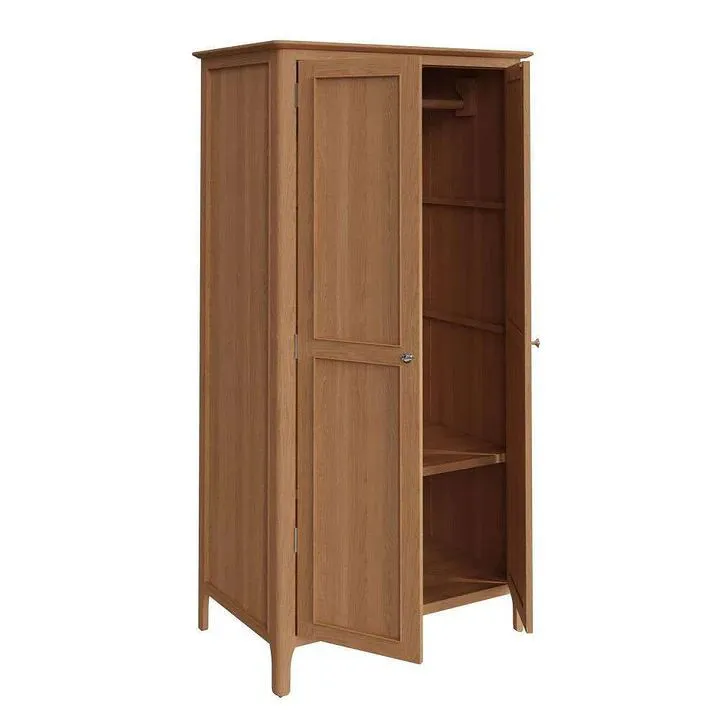 Hamel Oak 2 Door Wardrobe