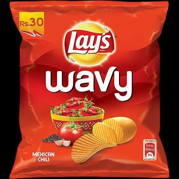 Lays Wavy Mexican Chilli 34Gm