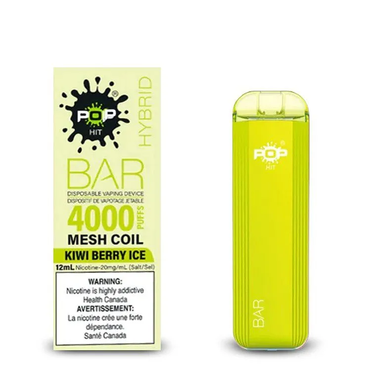 POP HIT HYBRID BAR 4000 KIWI BERRY ICE