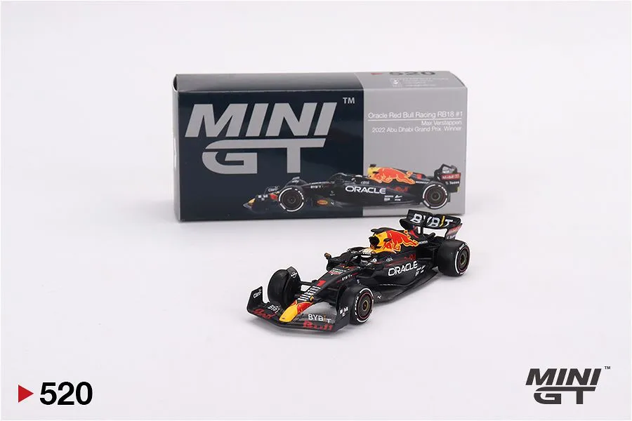 MINI GT | ORACLE RED BULL RACING RB16 | #1 MAX VERSTAPPEN 2022 ABU DHABI GP WINNER