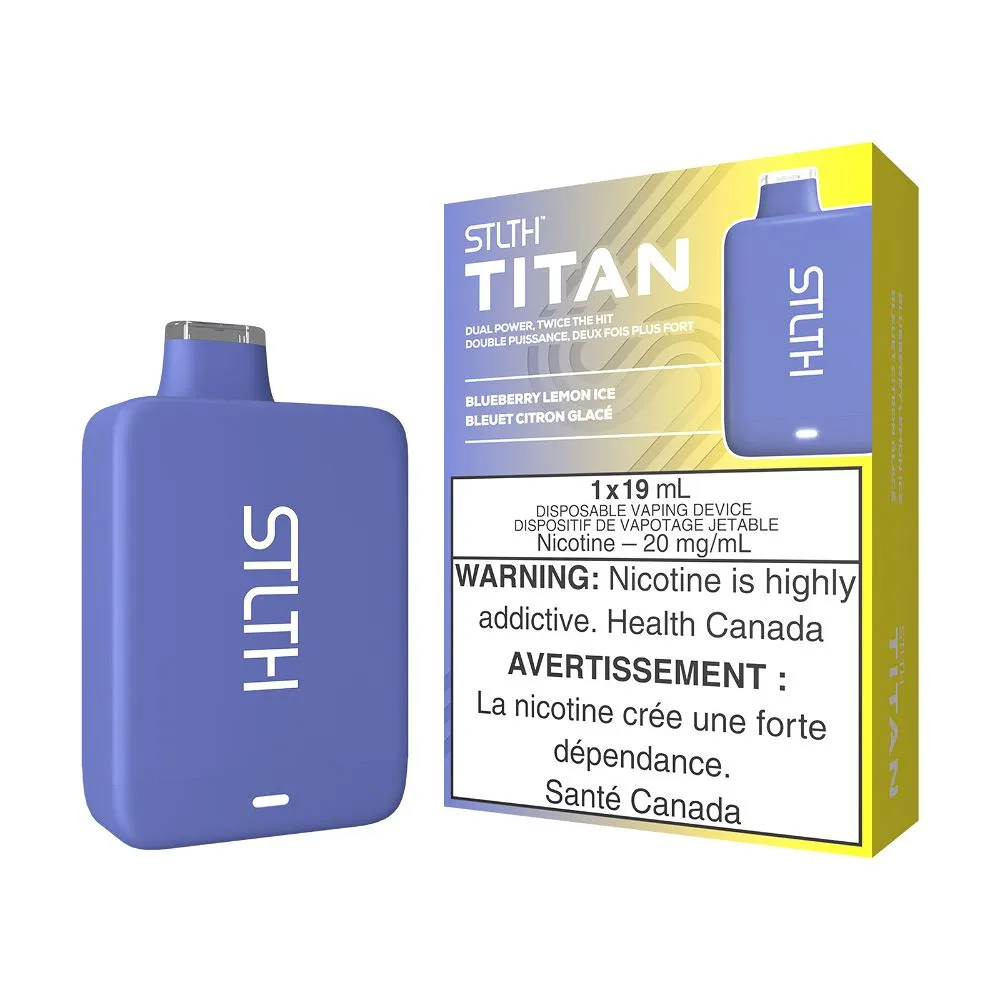 STLTH TITAN 10000  BLUEBERRY LEMON ICE