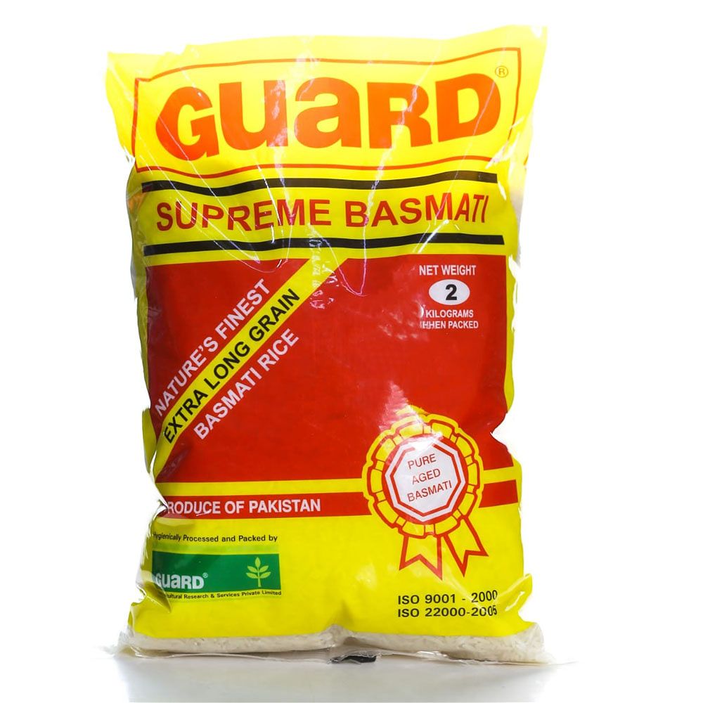 Guard Rice Supreme Basmati 2 Kg