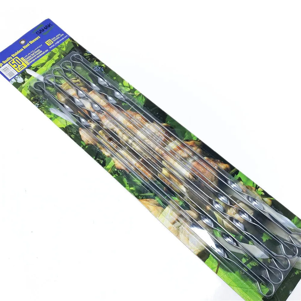 Sahak BBQ skewers 50cm Thin 10pk (2010-11)