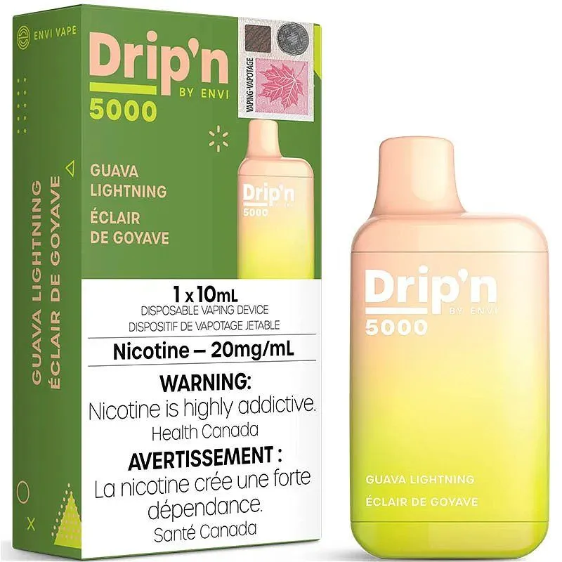 DRIP'N 5000 GUAVA LIGHTNING