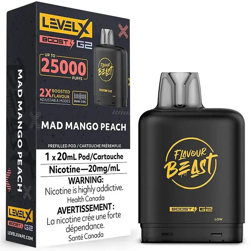 Level X Pod 25k Mad Mango  Peach