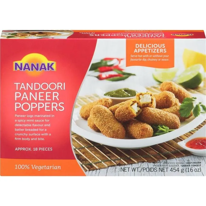 NANAK TANDOORI PANEER POPPERS 18PC