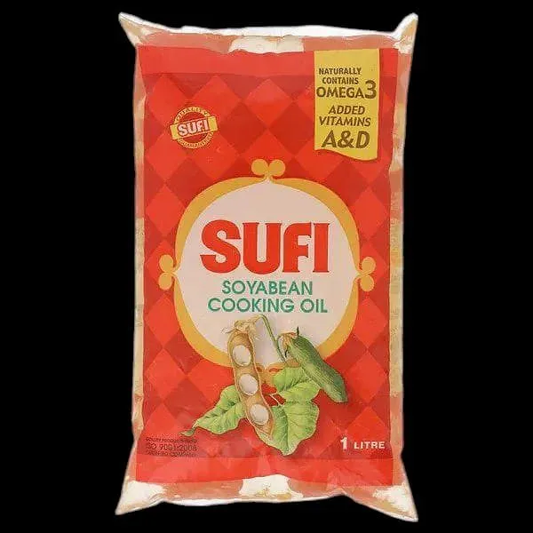 Sufi Soya Bean Oil Pouch 1Ltr