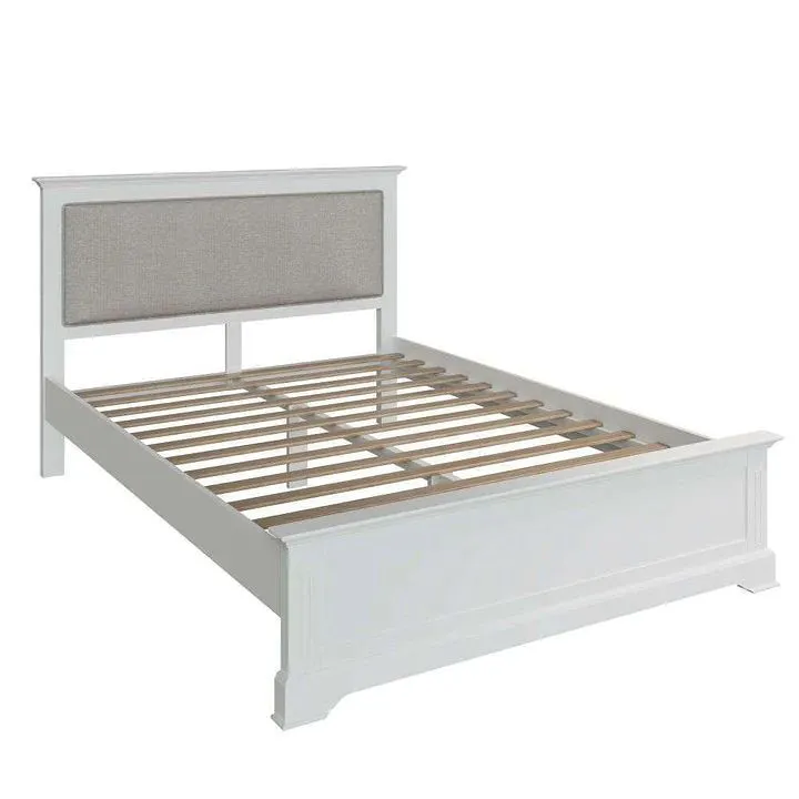 Bernay White Double Bed