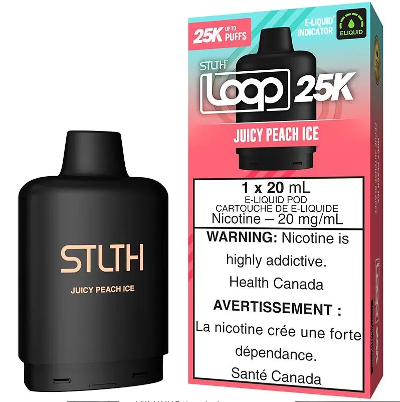 Stlth Loop Pod 25k Juicy Peach Ice