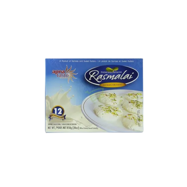 Apna Taste Rasmalai Pistachio 12s 850g