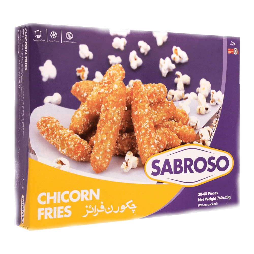 Sabroso Chicorn Fries 720 Gm (38-40pcs)