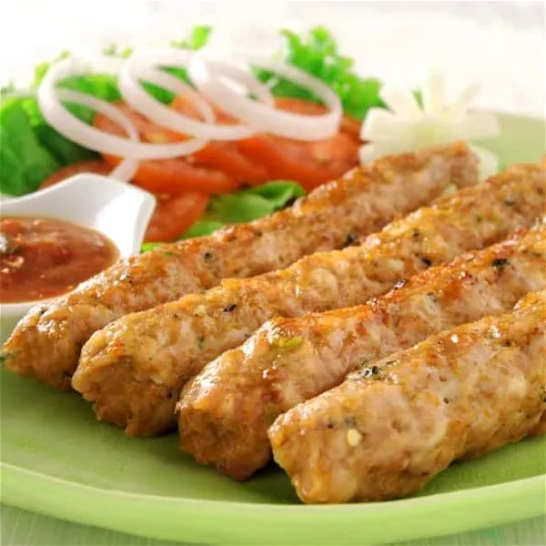 Chicken Seekh Kebab (4 Pcs)